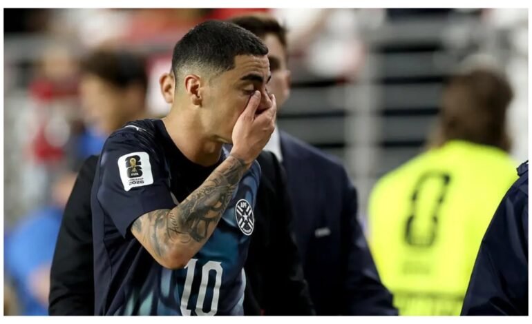 World Cup 2026: Almiron becomes first player to receive red card for covering his mouth 