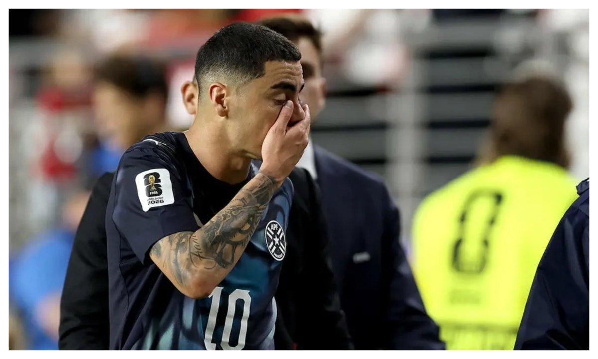 World Cup 2026: Almiron becomes first player to receive red card for covering his mouth 