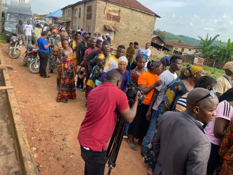 Ekiti Guber: Voters Turn Out At Oyebanji’s Polling Unit
