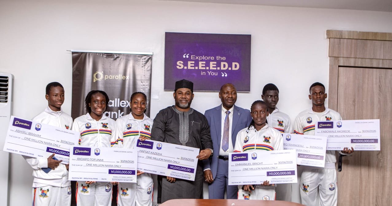 Parallex Bank rewards Team Lagos youth champions