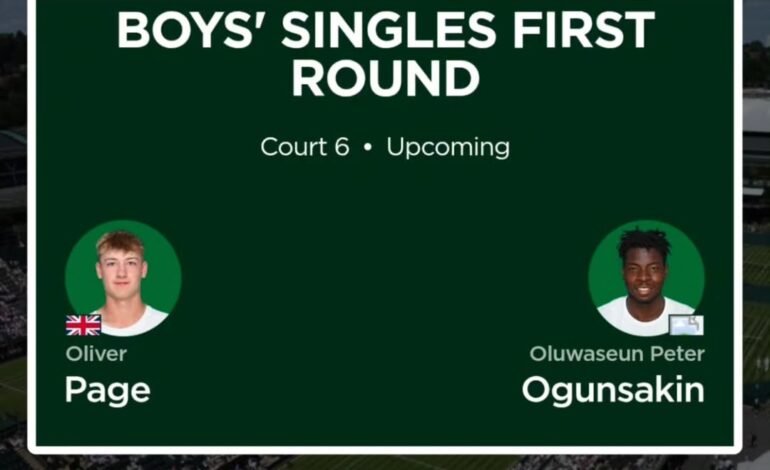 Wimbledon: Nigerian teenager Ogunsakin makes history with Grand Slam qualification