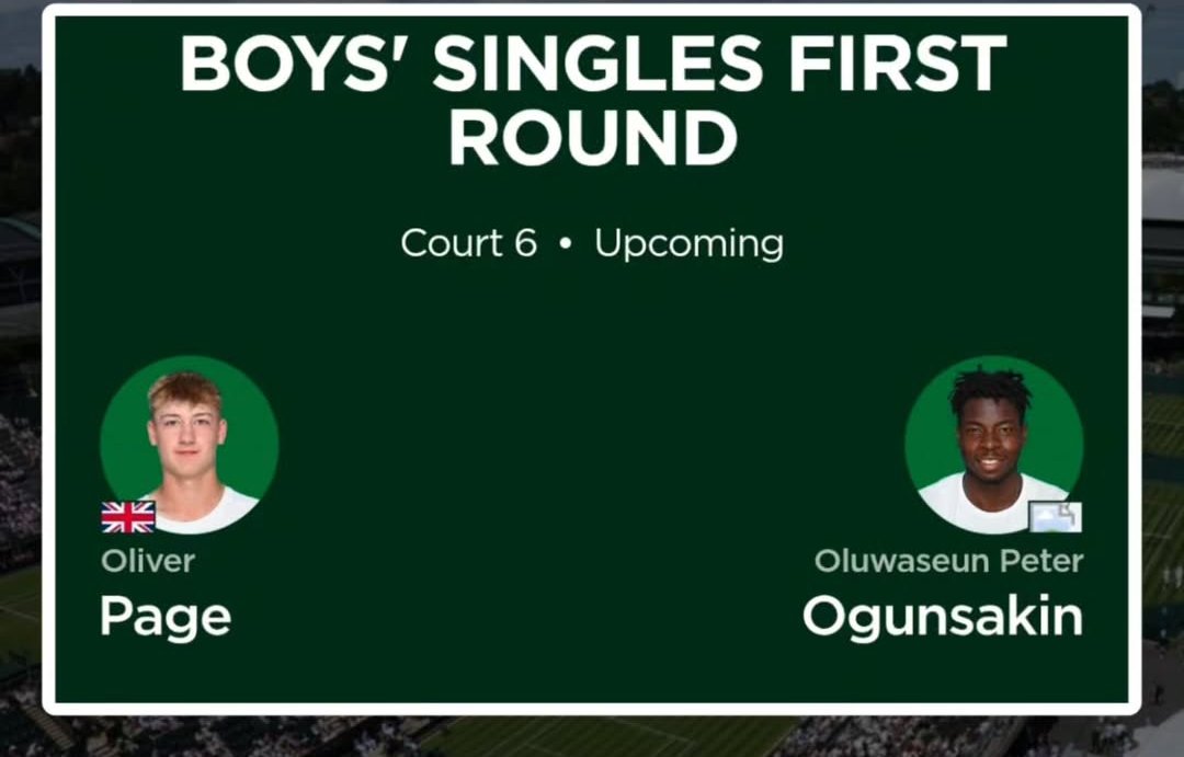 Wimbledon: Nigerian teenager Ogunsakin makes history with Grand Slam qualification