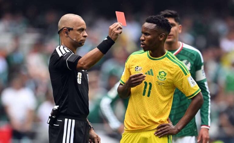 World Cup 2026: Zwane’s Red Card Vs Mexico Flagged In Match-Fixing Probe
