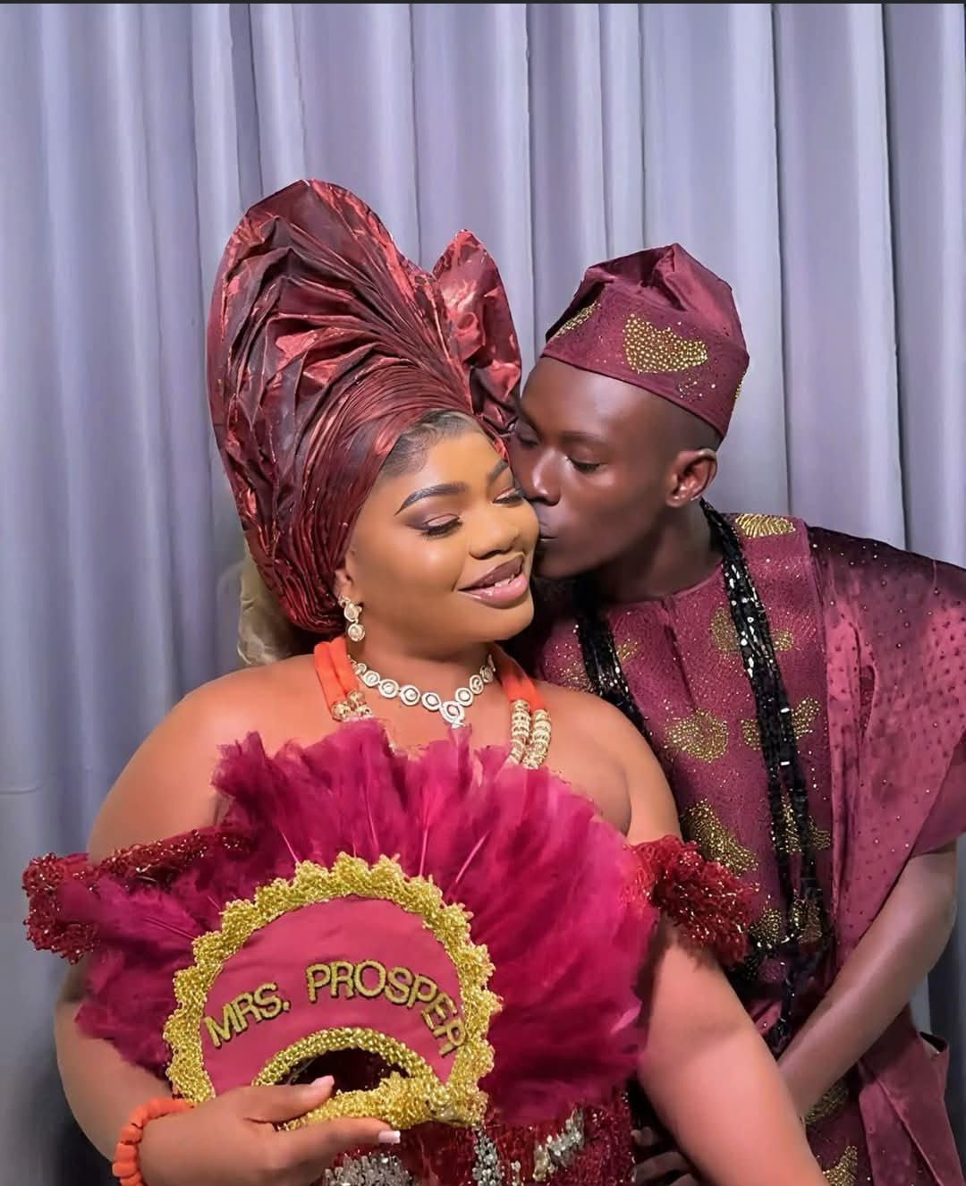 Gehgeh officially weds lover despite bad advice against marriage [VIDEO]