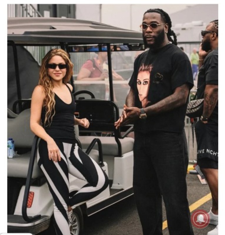 Burna Boy, Shakira reunite ahead of historic World Cup final halftime show