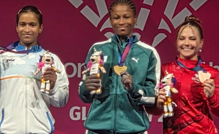 Glasgow 2026: Didih Smashes Games Record, Wins Team Nigeria’s Second Weightlifting Gold