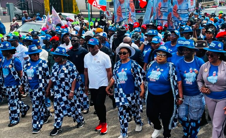 AMBO Receives Major Boost As Kafayat Oyetola Mobilises 10,000 Women Canvassers
