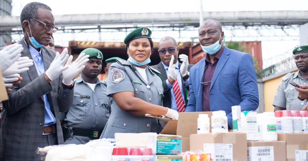 Customs hand over ₦59m expired drugs to NAFDAC