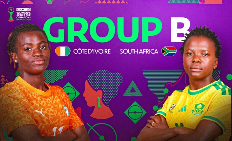WAFCON 2026: Côte d’Ivoire top Group B as South Africa edge their way into Quarter-finals