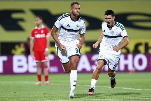 Panathinaikos Celebrate Dessers’ Match-Winning Goal Against CSKA Sofia