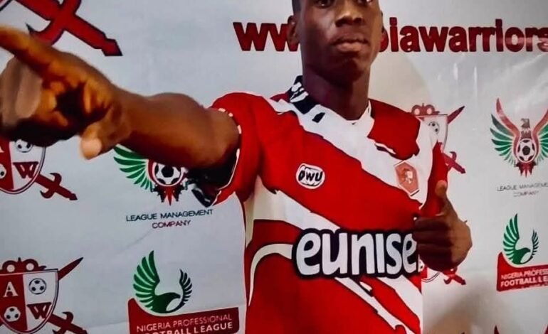 NPFL: Godspower joins Abia Warriors from Sokoto United