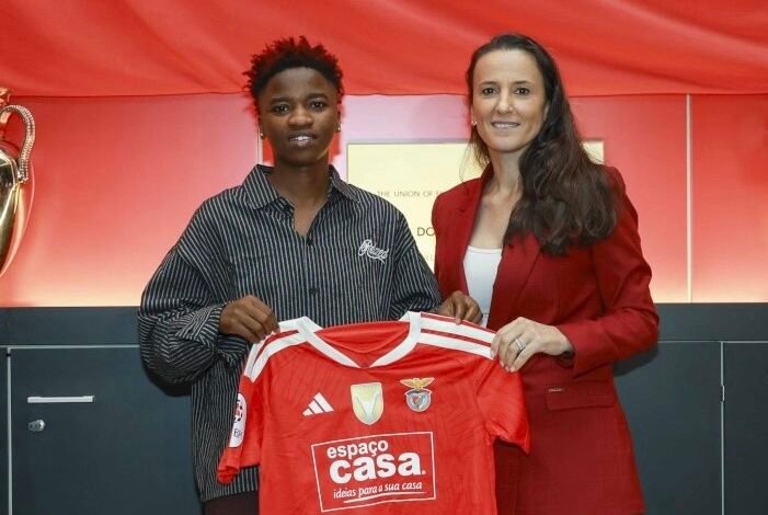 Ex-Falconets Star Sabastine Joins Portuguese League Champions Benfica