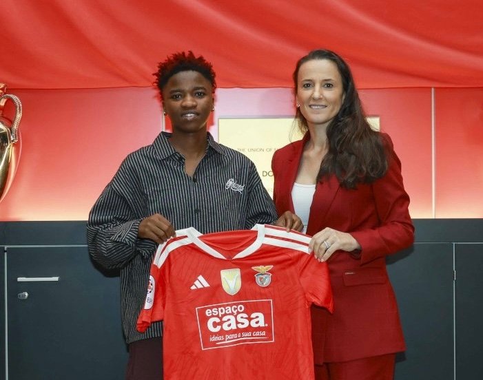 Ex-Falconets Star Sabastine Joins Portuguese League Champions Benfica