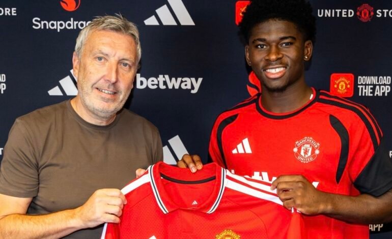 OFFICIAL: Cameroon International Baleba Joins Man United On Five-Year Deal