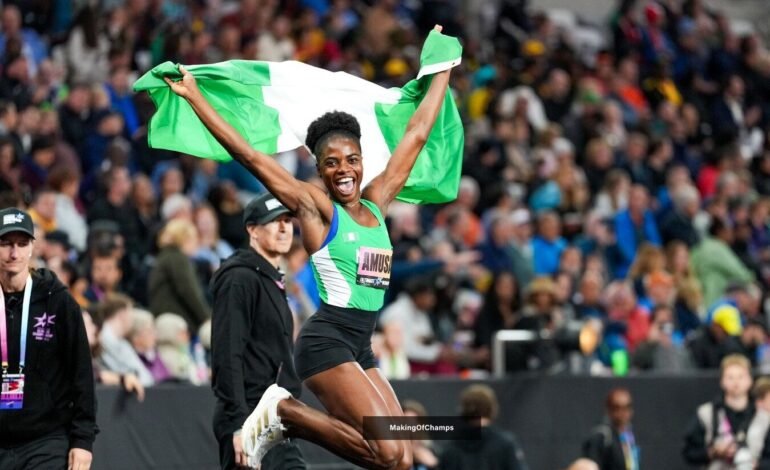 Amusan finishes second at Athlos London, earns $35,000