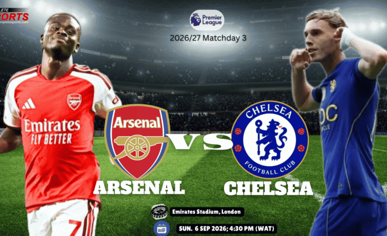 Arsenal Vs Chelsea: Gunners, Blues Clash In High-Stakes First London Derby Of The Season