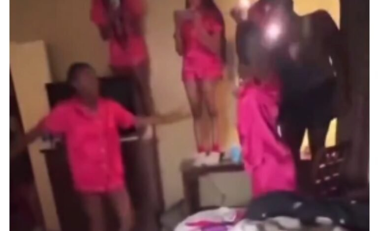 Bridal shower turns boxing ring as ladies exchange blows in viral video