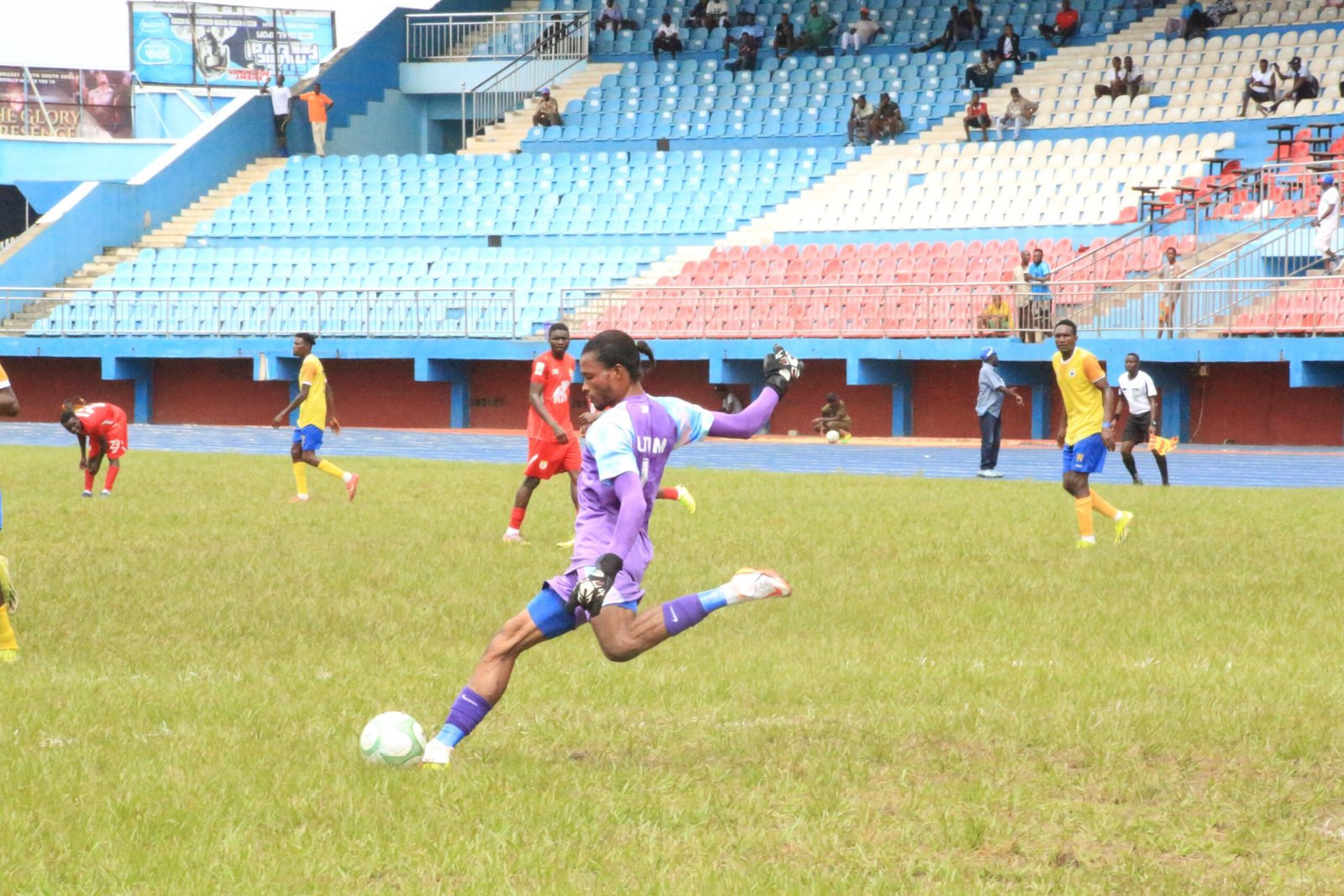 Enyimba Goalkeeper Etum Ruled Out for Two Weeks With Injury