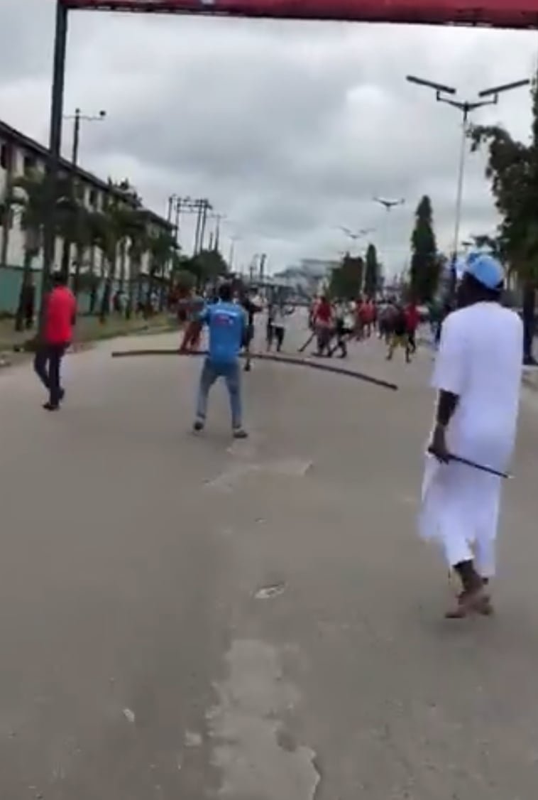 NDC members attacked by thugs during 1 million an march in Warri[VIDEO]