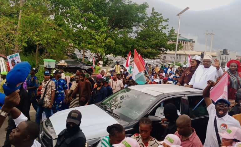 Ogun Guber: Massive Crowd As PDP Flags-Off Campaign