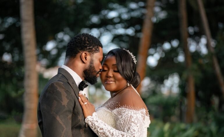 Stan Nze, wife Blessing Obasi renew wedding vows after five years together