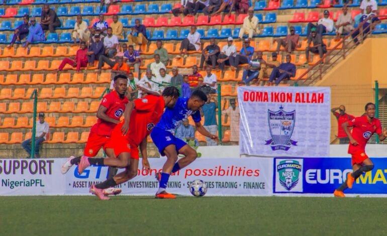 NPFL sanctions Doma United, orders three home matches behind closed doors
