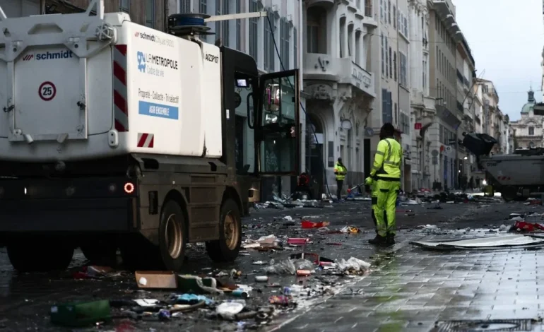 France counts cost of violent protests as 1,800 arrested