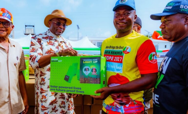 Kalu Flags Off Renewed Hope Light Up Project