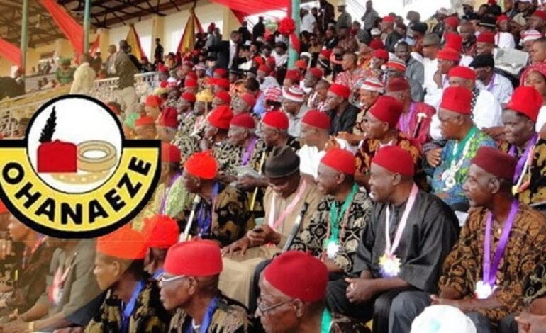 2027: Our people should defend their votes – Ohanaeze warns election riggers