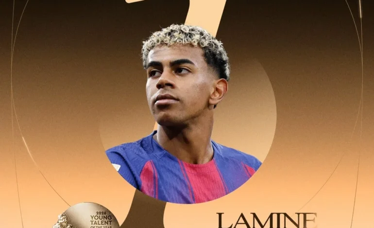2026 Ballon d’Or: Yamal wins Young Talent award for third straight year